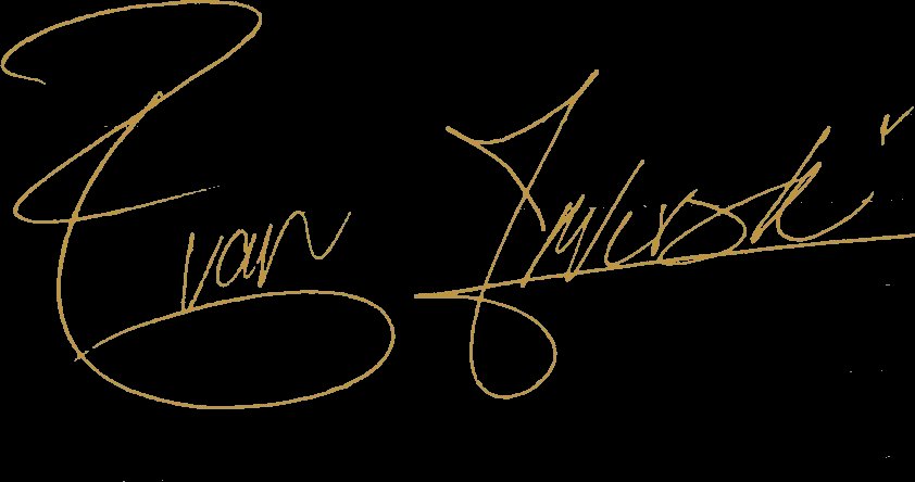 Evan Zmierski signature